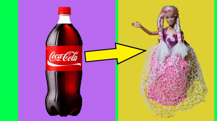 👗 DIY Barbie Dresses with Coca Cola