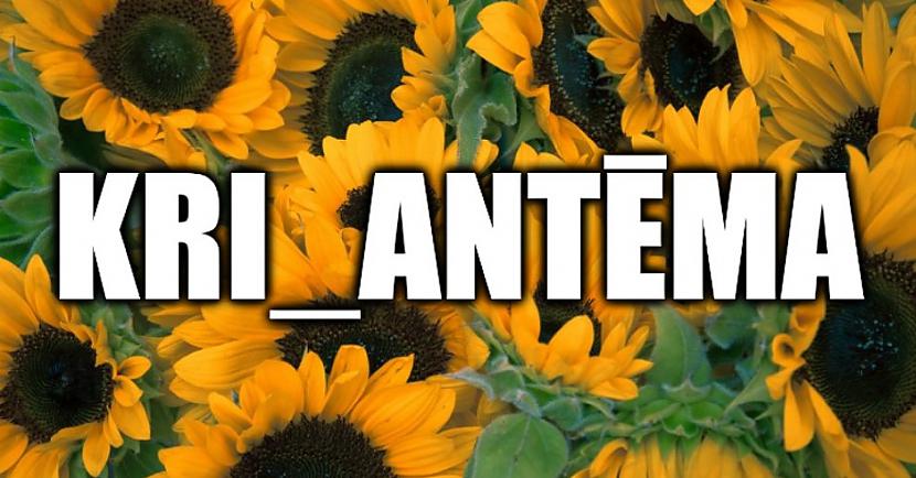 Tests: Kurš burts izlaists šajā dārza puķes nosaukumā?