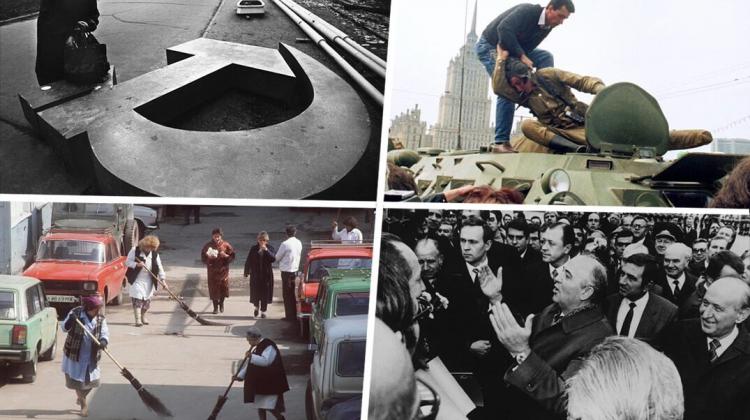 Vēsturisku fotogrāfiju izlase par sociālisma ēras beigām 80-90 gadi