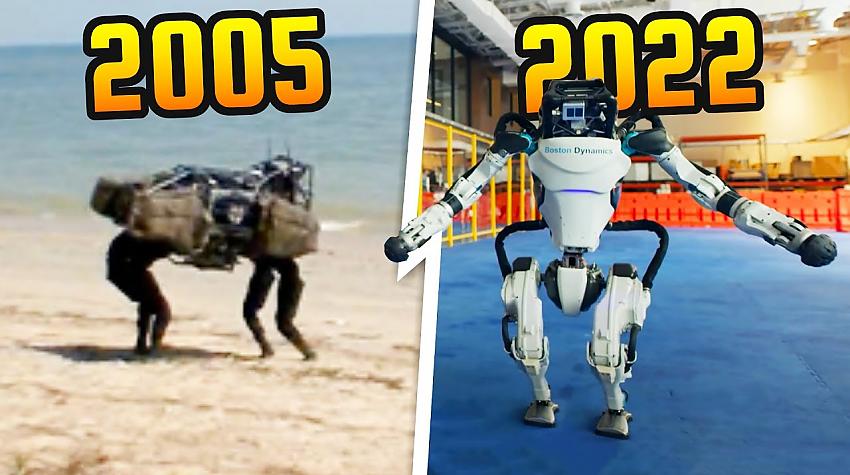 Boston Dynamic robotu evolūcija [1992-2022]