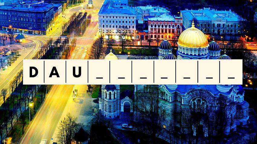 Tests: Latvijā ir 4 pilsētas, kuru nosaukumos ir 10 burti. Zini, kā tās sauc?