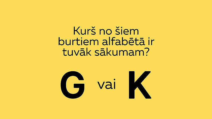 Tests: Cik labi tu zini latviešu valodas alfabētu?