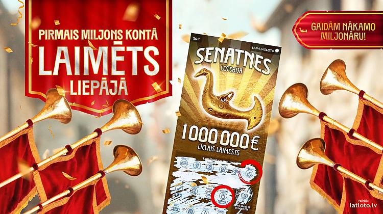 Liepājnieks, kurš laimēja 1 miljonu loterijā, saņems visu miljonu