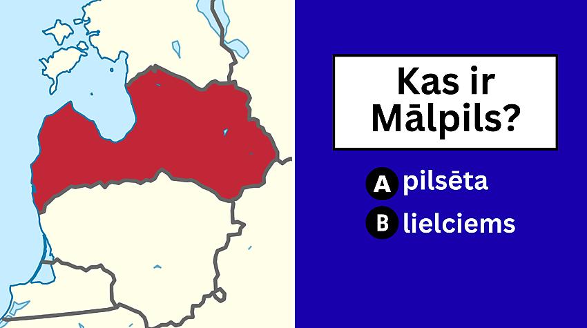 Tests: Šī apdzīvotā vieta Latvijā ir pilsēta vai lielciems?