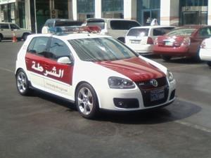 Volksvagen GTI  Dubai   ... Autors: vicemen1 TOP 10 Police Cars In The World