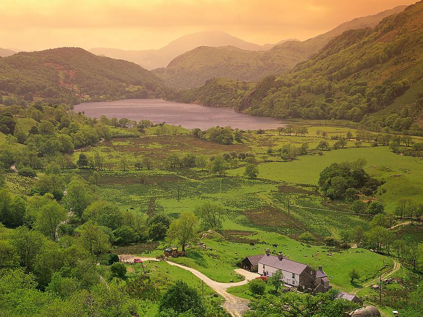 Gwynedd Wales Autors: dzelksnis ceļojums pa eiropu