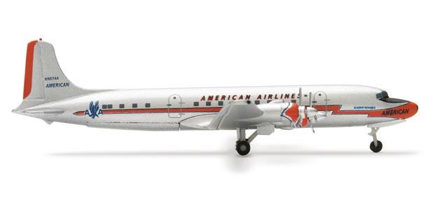 American Airlines Douglas DC6 Autors: Pupsik Lidmašīnu modelīši kolekcionāriem.