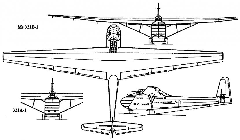 me 321  tieshi shis lanieris... Autors: Fosilija Messerschmitt Me 323