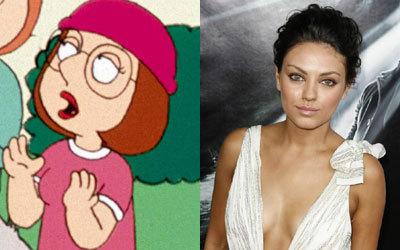 Mila Kunis is behind Meg... Autors: Trekeriss Family guy