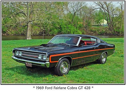 1969 Ford Fairlane Cobra Autors: nonie Tiem kam patīk 60./70. sporta autiņi