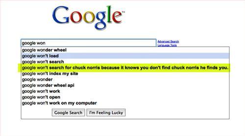 Google nemeklē Čaku Norisu jo... Autors: MiniMe Googles rezultāti