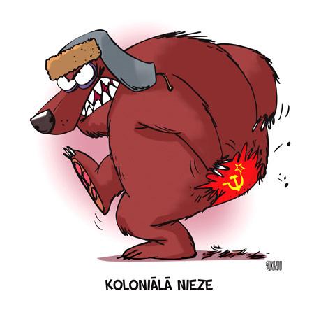  Autors: Nevaritis Jautribai, dazas Gata Šļūkas karikaturas,.  :)