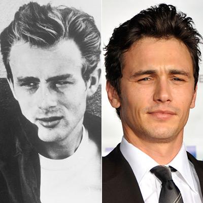 James Franco un James Dean Autors: Hibrits Slavenības, kas ellīgi līdzinās citām slavenībām