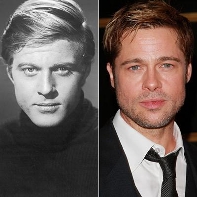 Brad Pitt un Robert Redford Autors: Hibrits Slavenības, kas ellīgi līdzinās citām slavenībām