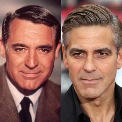 George Clooney un Cary Grant Autors: Hibrits Slavenības, kas ellīgi līdzinās citām slavenībām