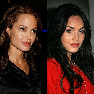 Angelina Jolie un Megan Fox Autors: Hibrits Slavenības, kas ellīgi līdzinās citām slavenībām