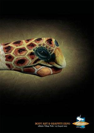uShaka Marine World Turtle Autors: magenta 160 kreatīvas un uzmanību cienīgas reklāmas no visas pas