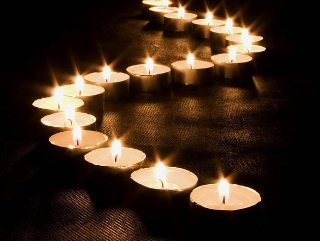 Thousands of candles can be... Autors: Fosilija another for today.