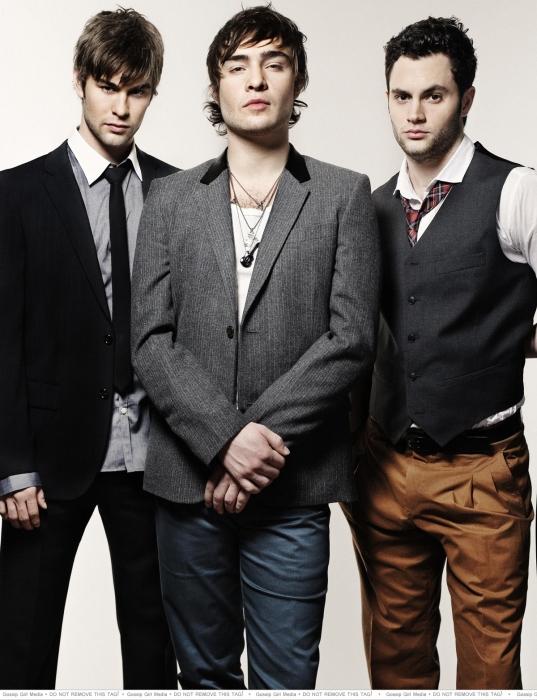  Autors: spūldzze Penn Badgley,Chace Crawford and Ed Westwick