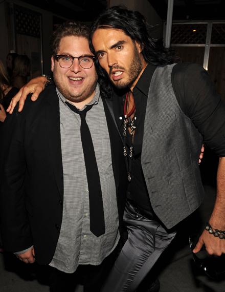 Jonah Hill and Russell Brand Autors: mjaau 2010 Movie Awards - aizkulises!