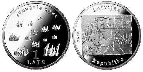 Piemiņas monēta quotJanvāris... Autors: smogs Latvijas nauda