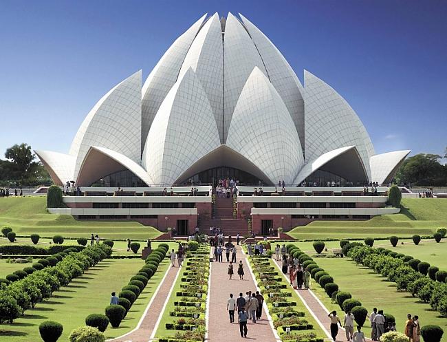 Lotus Templis  Indija Deli... Autors: Naglene Pasaulē apbrīnojamākās celtnes 2