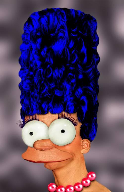 Marge Simpson Autors: tifaanija Ja multeņu tēli būtu reāli