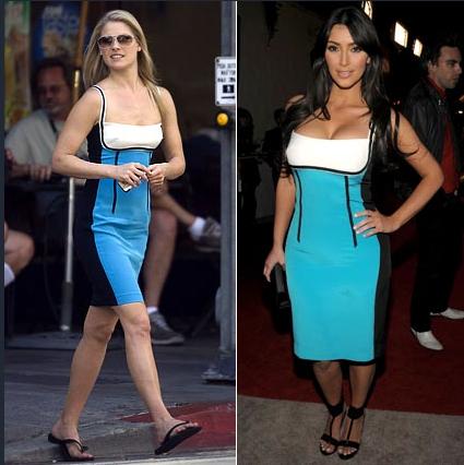 Ali Larter vs Kim Kardashian Autors: MarieSirius The same outfit.