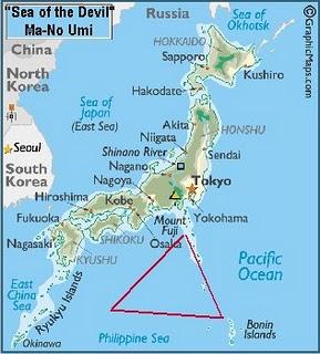 Netālu no Japānas krasta... Autors: Kasers Mistiskais Pūķa trijstūris?
