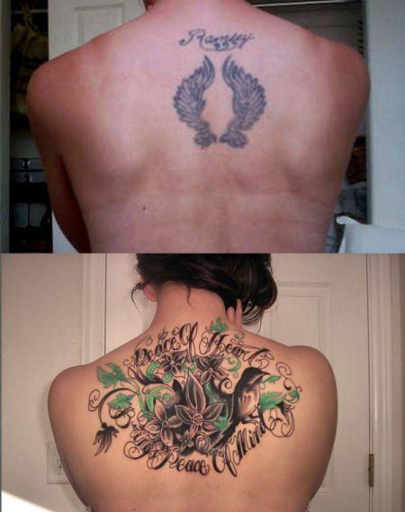 Meitene šo tetovējumu izdarīja... Autors: tifaanija Before/After Tattoos