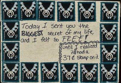 Today I sent you the BIGGEST... Autors: GV666 PostSecret (1.daļa)