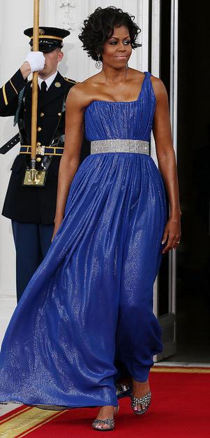 Michelle Obama Amerikas pirmā... Autors: Horneta Vanity Fair's labāk ģērbto slavenību tops