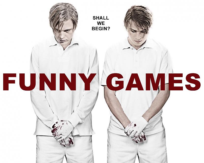 FUNNY GAMES stāsts par diviem... Autors: Fosilija manu + - sagrozīti-slimo filmu top10