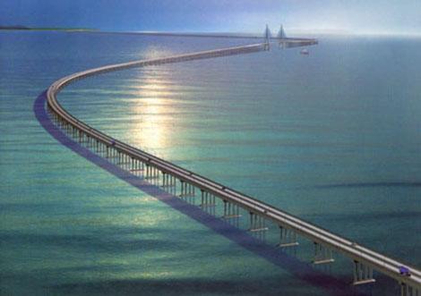 9  quotHangzhou Bay Bridgequot... Autors: iluminatti 10 iespaidīgākie tilti.