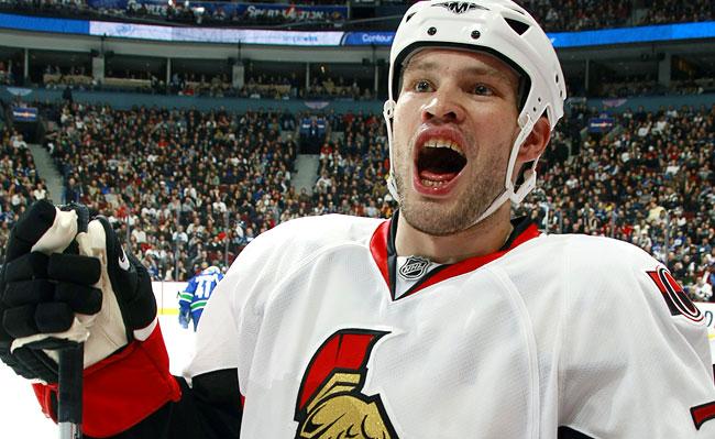 Jarkko Ruutu Ottawa Senators... Autors: King Ring Nekaunīgākie hokeja spēlētāji!