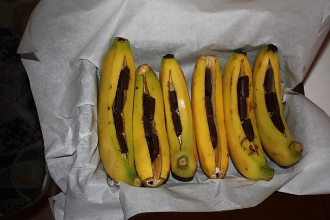 tad kad viņi ir gatavi viņi... Autors: Konča12 Banāni šokolādes glazūrā.