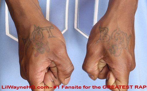 vinja Hot Boys tattoo uz vinja... Autors: Lil Beast Lil Wayne Tattoos