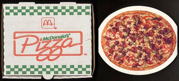 McPizza Tās sastāvā bija siers... Autors: Paparazijs 6 makdonalda ēdieni , kas izgāzās.