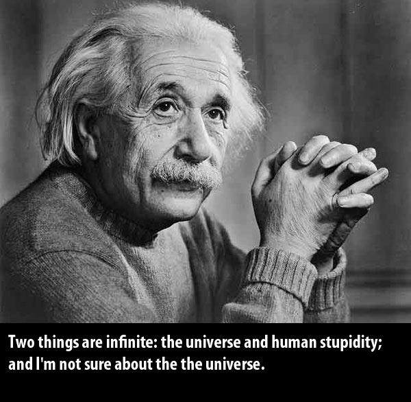 Divas lietas ir... Autors: Imaginarium Alberta Einšteina teicieni...