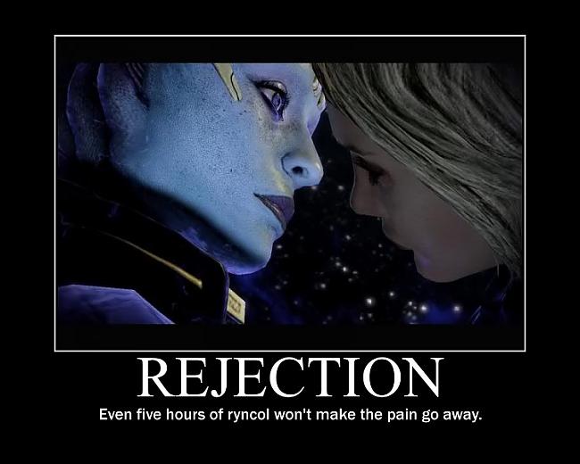 Rejection Autors: Talimancers Mass Effect 2 motivācijas fanu darbu.