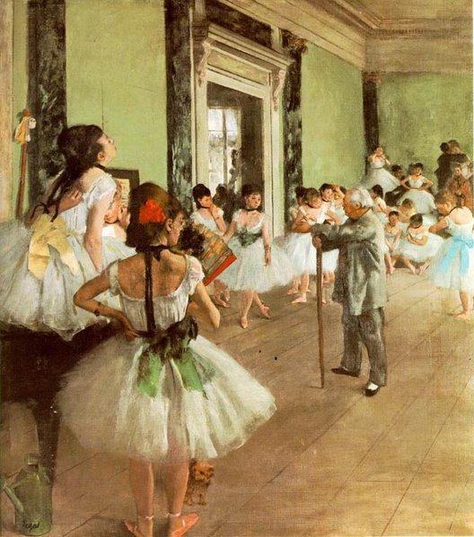 Edgar Degas quotDeju klasequot Autors: kisite Slavenāko mākslinieku slavenākie darbi*