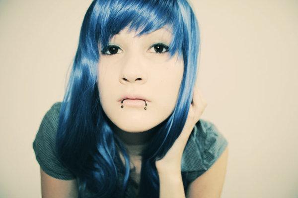Web dizainā Zilā krāsa ir... Autors: laaacene Blue Hair - They Like To Be Different ^^