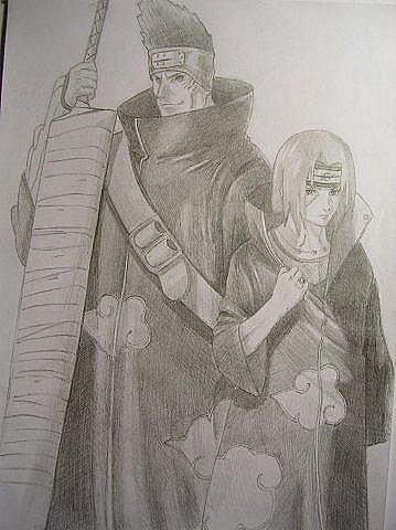 Kisame and Itachi from... Autors: Ļusajs Mani zīmejumi par anime Naruto