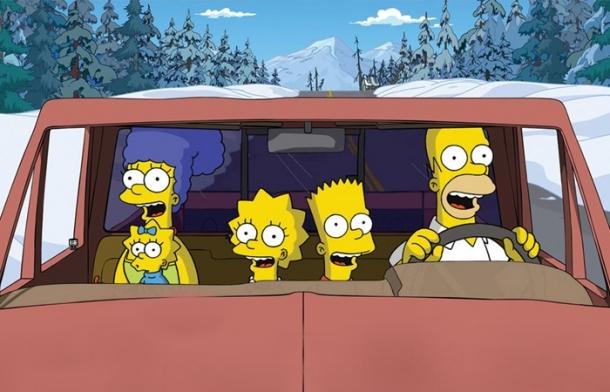 Neticēsiet Bet te nāk Simpsonu... Autors: ievux1995 10 slavenākie auto no kinofilmām...