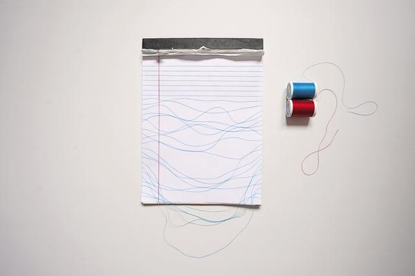 blank paper  thread  tape ... Autors: Violetais Make Something Cool Every Day