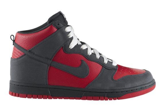 Dunk High Red Anthracite Autors: redf0xs Nike Shoes