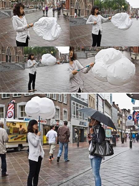 Cloud Umbrella Šis piepūšamais... Autors: Justteen 15 kreatīvi lietussargi
