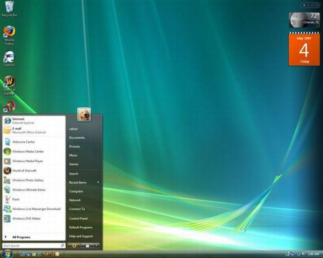 2007 Windows Vista Autors: Benjaminsh Windowsa evolūcija