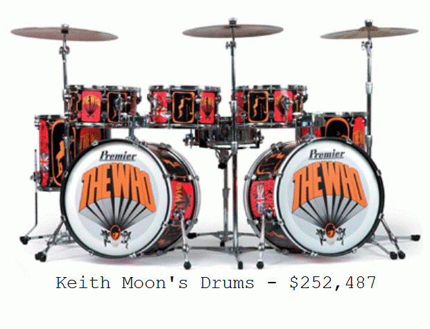 Keith Moon039s bungas 252 487... Autors: Freedoms Dārgākie mūzikas instrumenti...