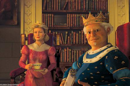 Karaļa un karalienes lomas... Autors: joker09 Interesanti fakti par Šreku 2